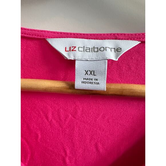 Liz Claiborne Womens XXL Sleeveless in Cheerful Pink - Picture 5 of 6